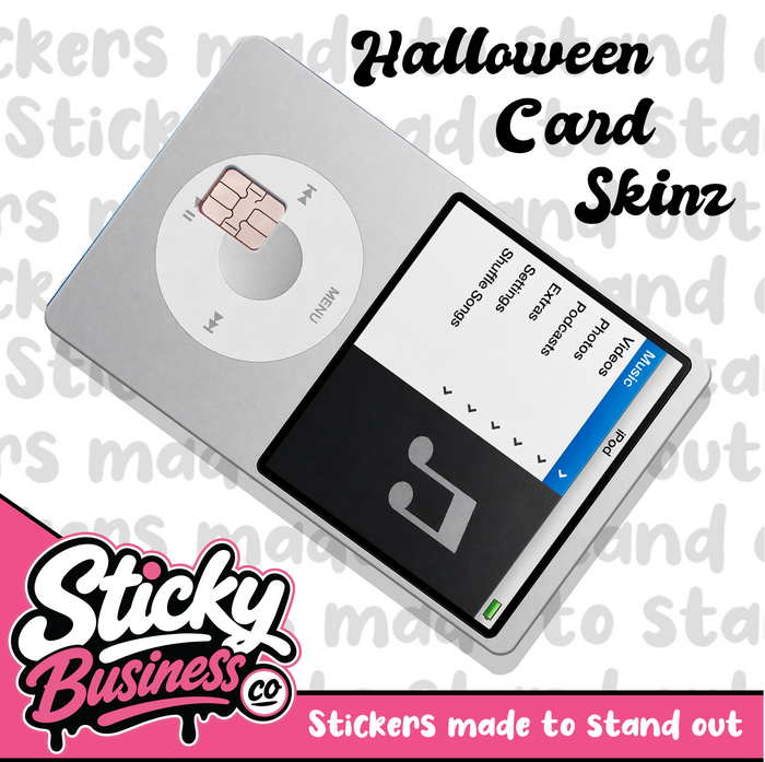 Retro MP3 Player Credit Card Skin