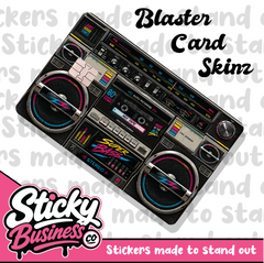 80s Boombox Card Skin