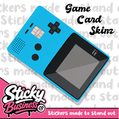 Retro Handheld Game Credit Card Skin