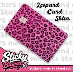 Leopard Print Card Skins