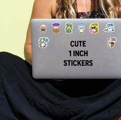 Mini Confused Ducks Pack – 8 Cute Funny Duck Vinyl Stickers