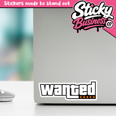Wanted Sticker