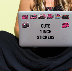 Car Vibes Sticker Pack – 8 Premium Vinyl Car Stickers