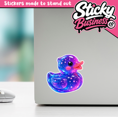 Galaxy Duck Sticker