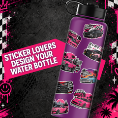 Car Vibes Sticker Pack – 8 Premium Vinyl Car Stickers