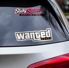 Wanted Sticker