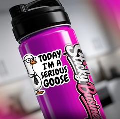 Serious Goose Sticker