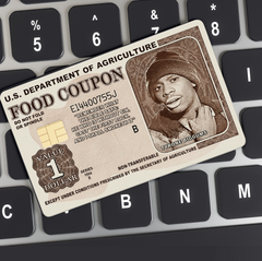 Funny Food Coupon Credit Card Skin