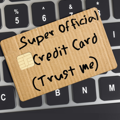 Funny Credit Card Skin