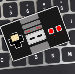 Retro Game Controller Card Skin