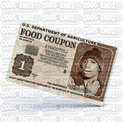 Funny Food Coupon Credit Card Skin